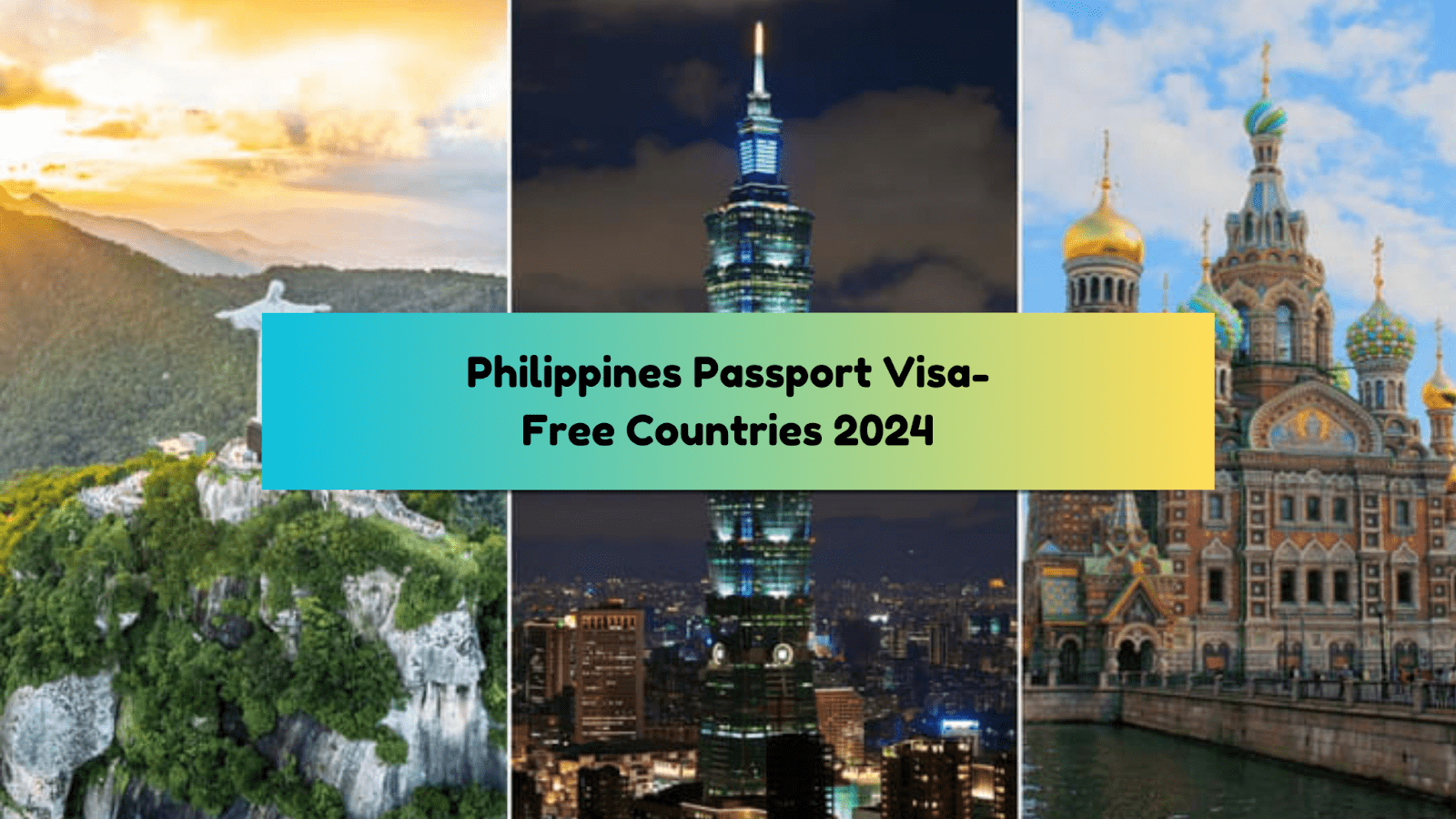 Philippines Passport Visa-free Countries List 2024