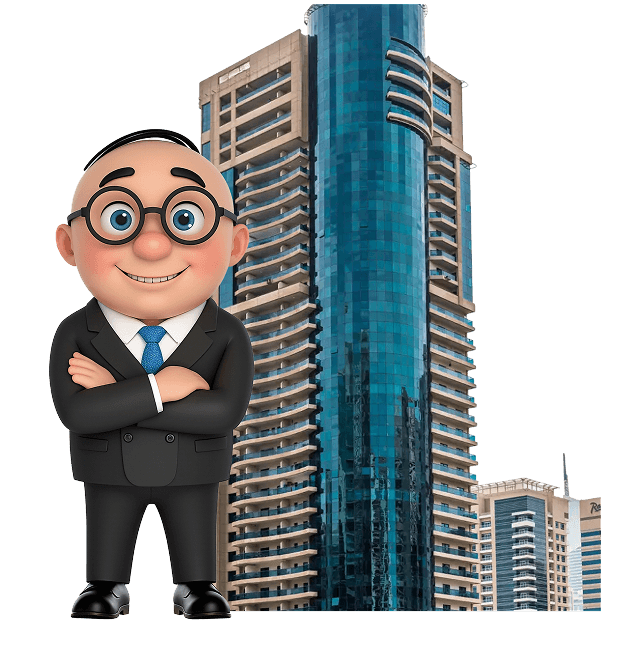 Alfred standing beside a building