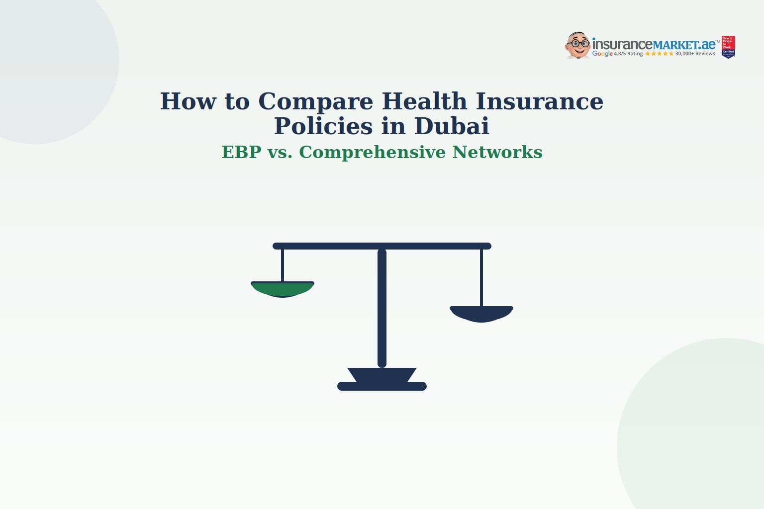 How to Compare Health Insurance Policies in Dubai: EBP vs. Comprehensive Networks