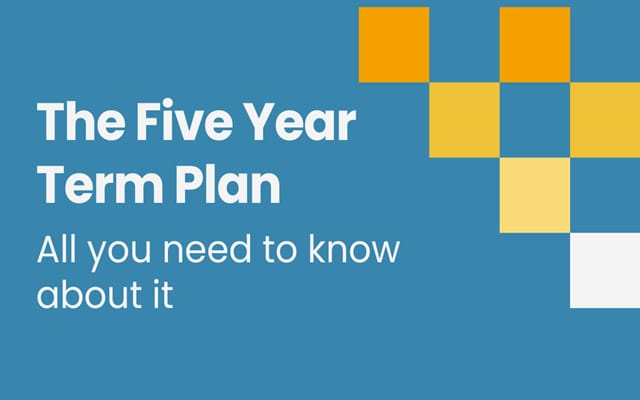 Everything You Need To Know About the 5 Year Term Plan in the UAE