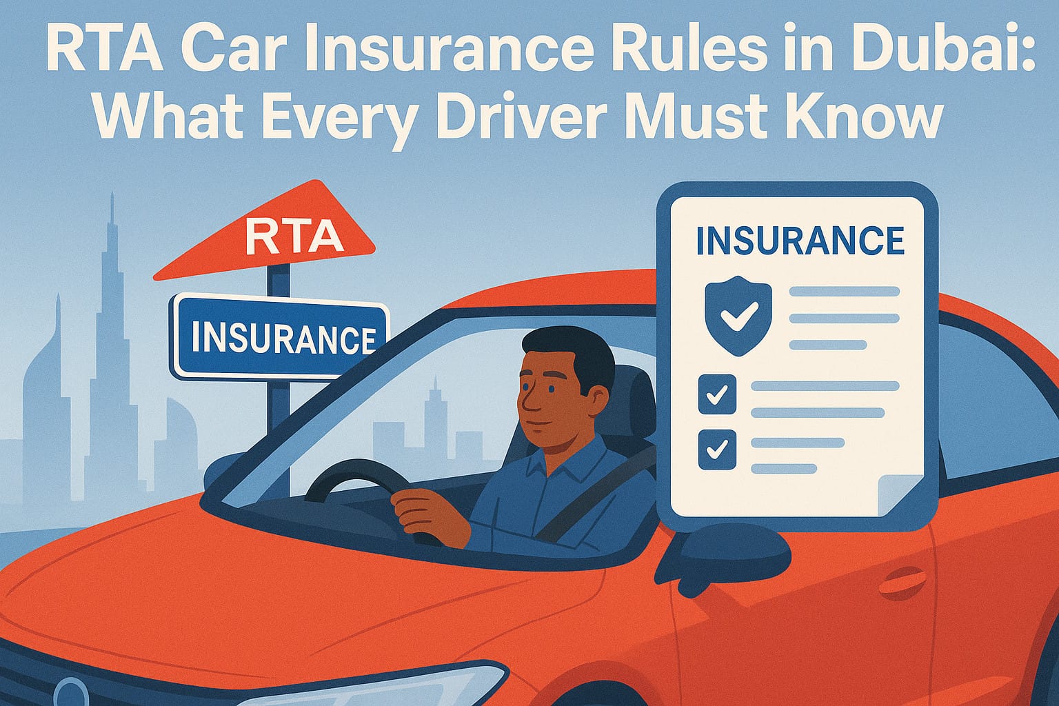 RTA Car Insurance Rules in Dubai: What Every Driver Must Know in 2026