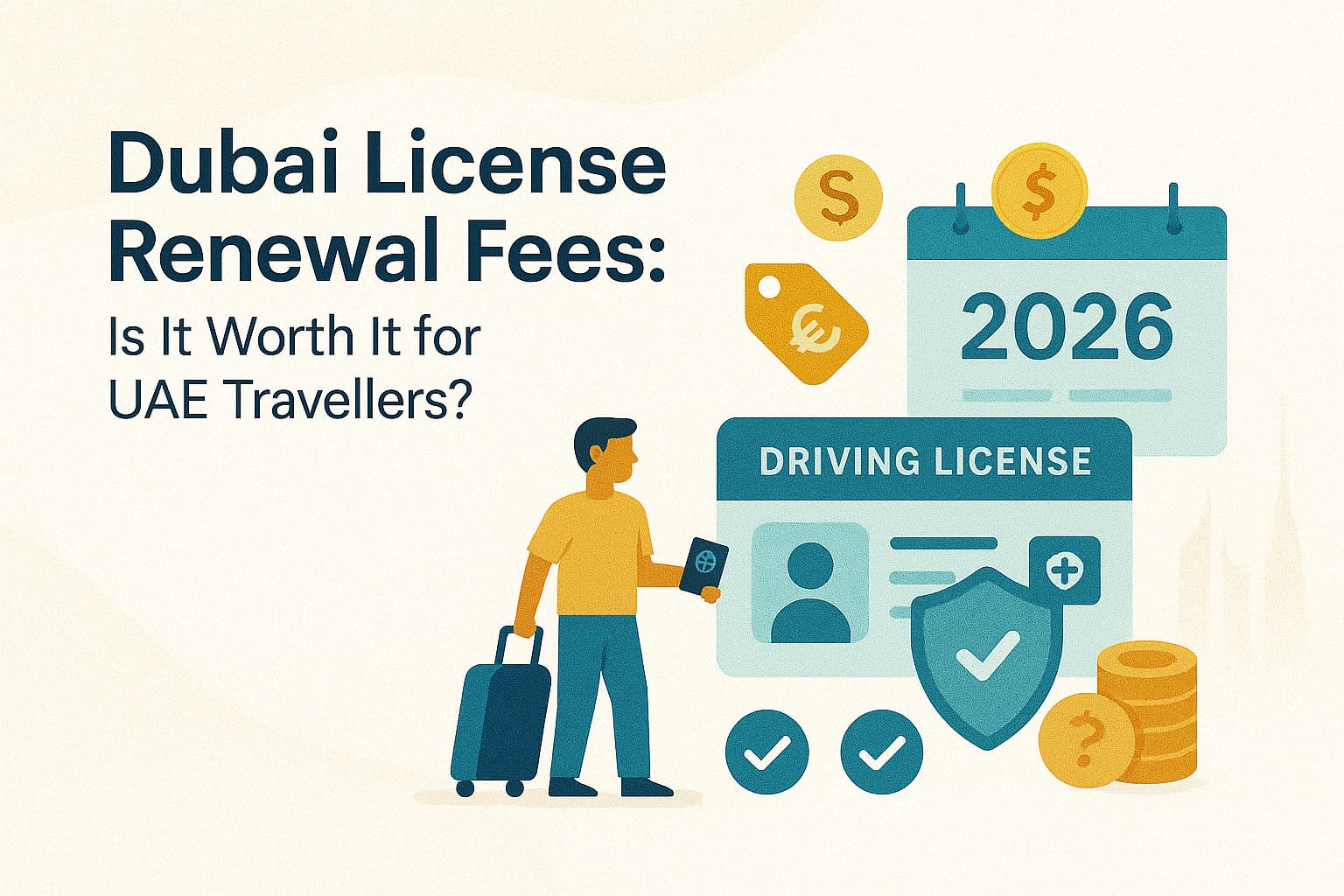Dubai License Renewal Fees: How Much You’ll Pay in 2026