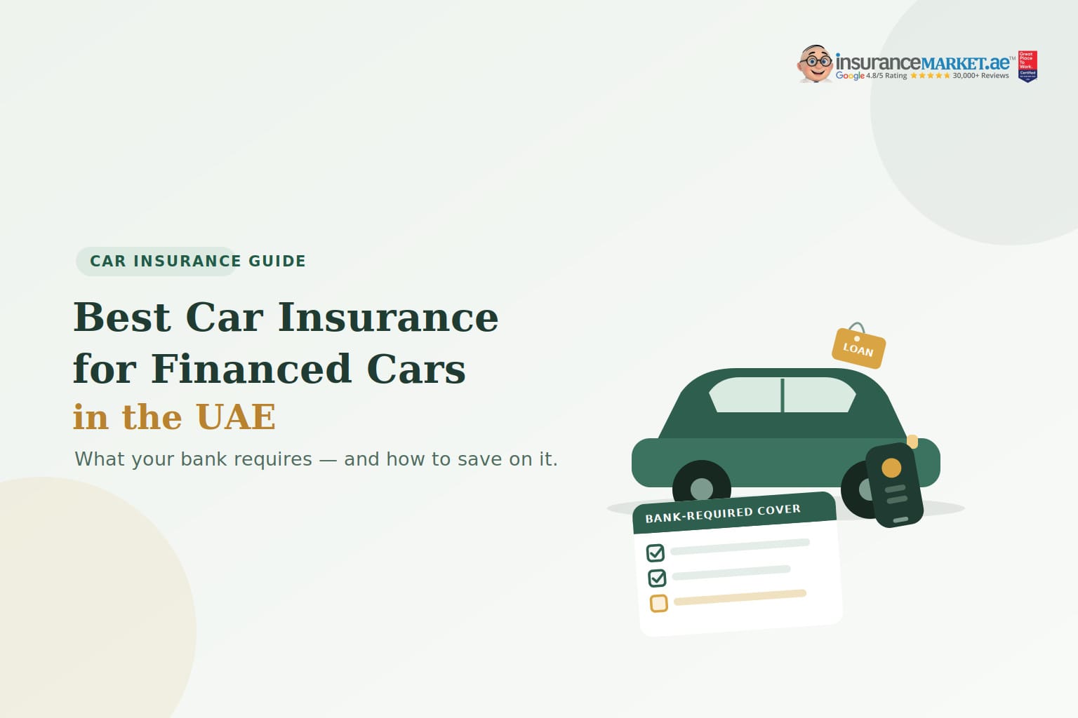 Best Car Insurance for Financed Cars in the UAE