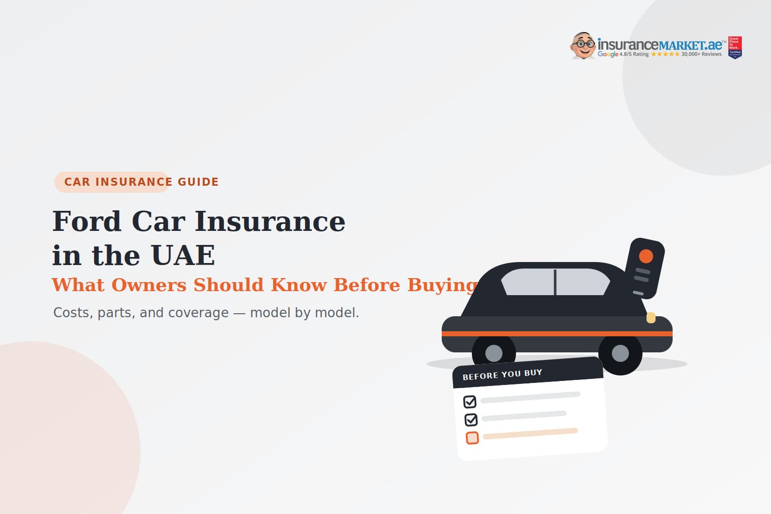 Ford Car Insurance in the UAE: What Owners Should Know Before Buying