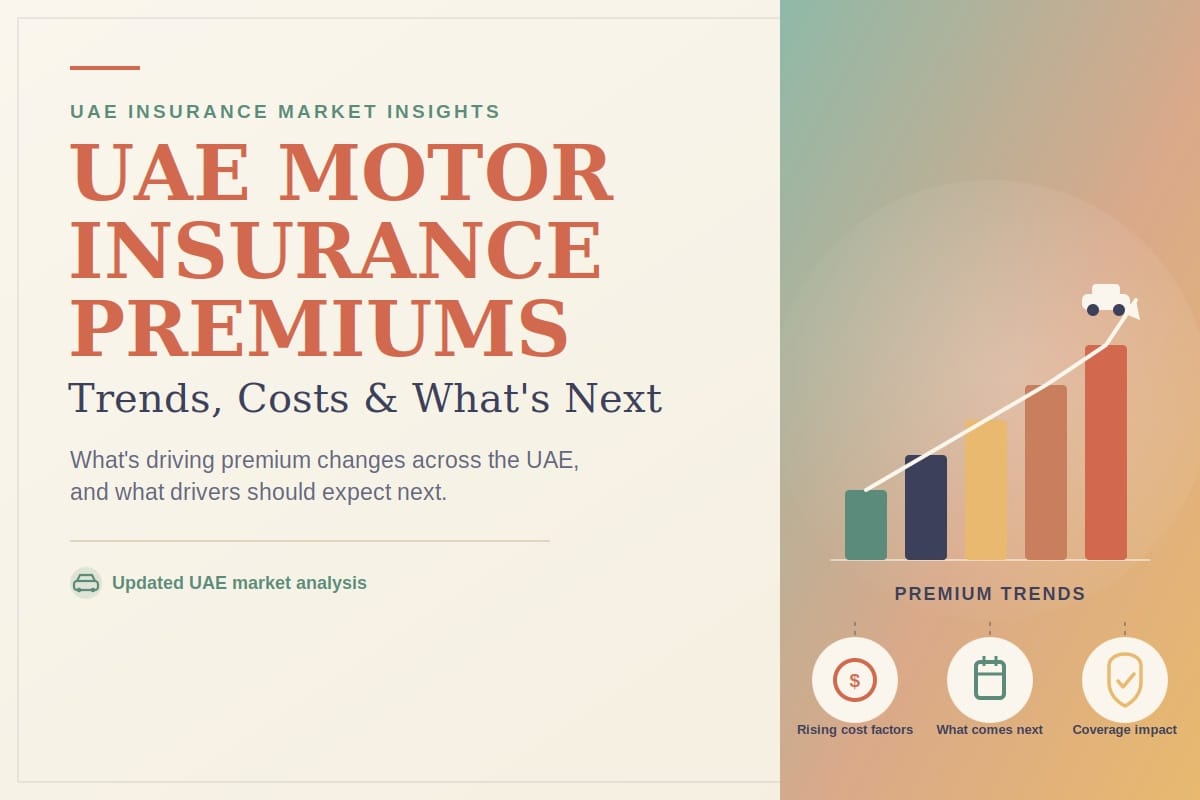 UAE Motor Insurance Premiums: Trends, Costs and What Comes Next UAE Motor Insurance Premiums: Trends, Costs and What Comes Next