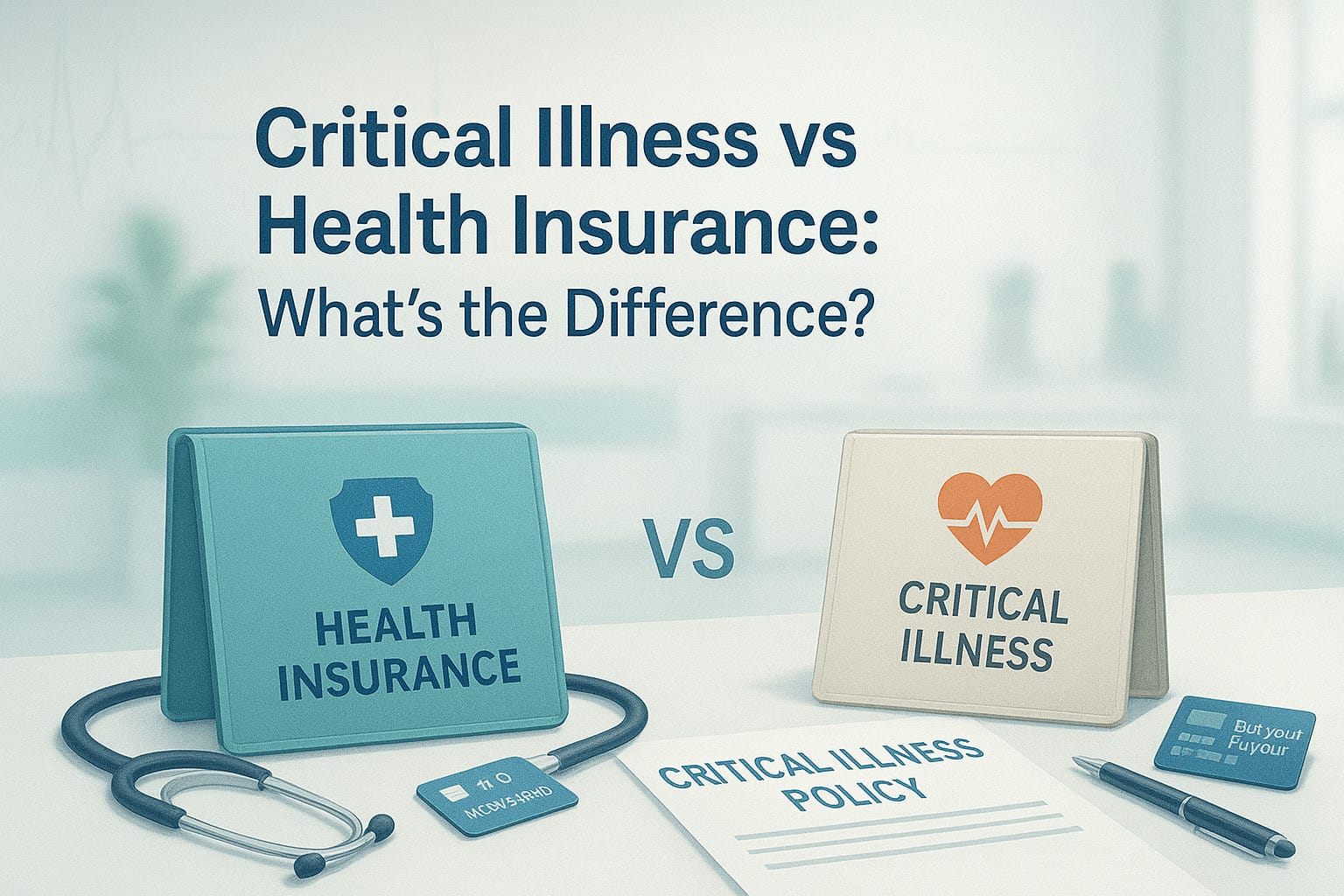 Critical Illness vs Health Insurance: What’s the Difference? Critical Illness vs Health Insurance: What’s the Difference?