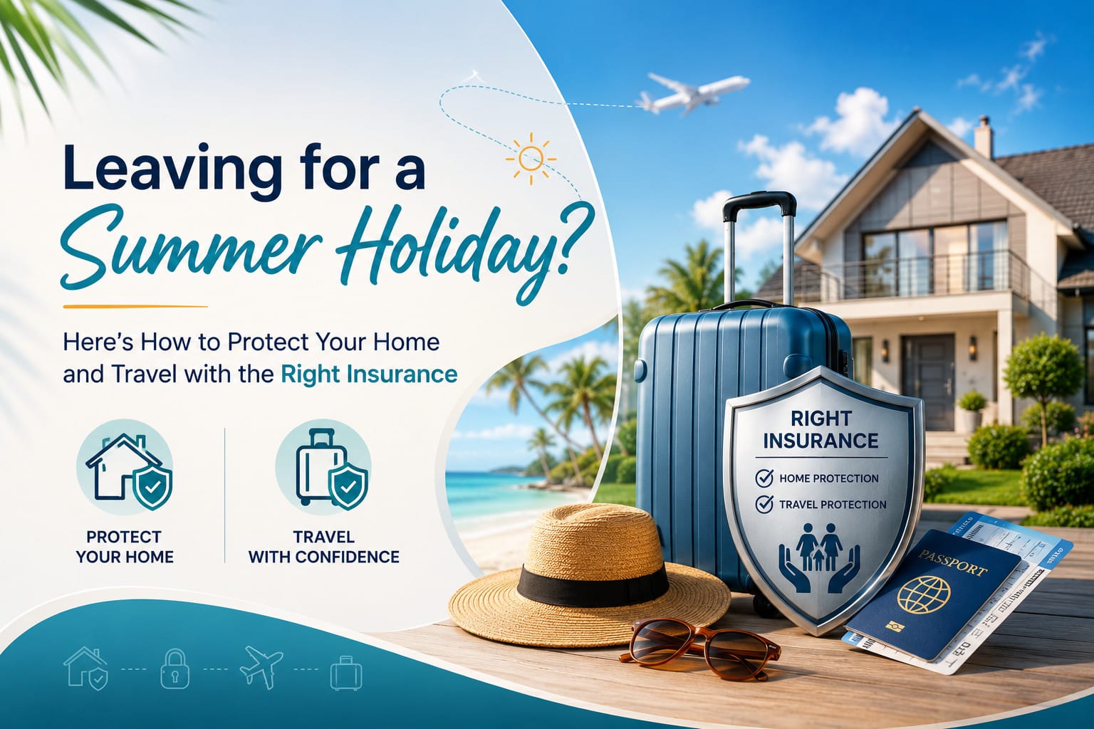 Leaving for a Summer Holiday? Here’s How to Protect Your Home and Travel with the Right Insurance Leaving for a Summer Holiday? Here’s How to Protect Your Home and Travel with the Right Insurance