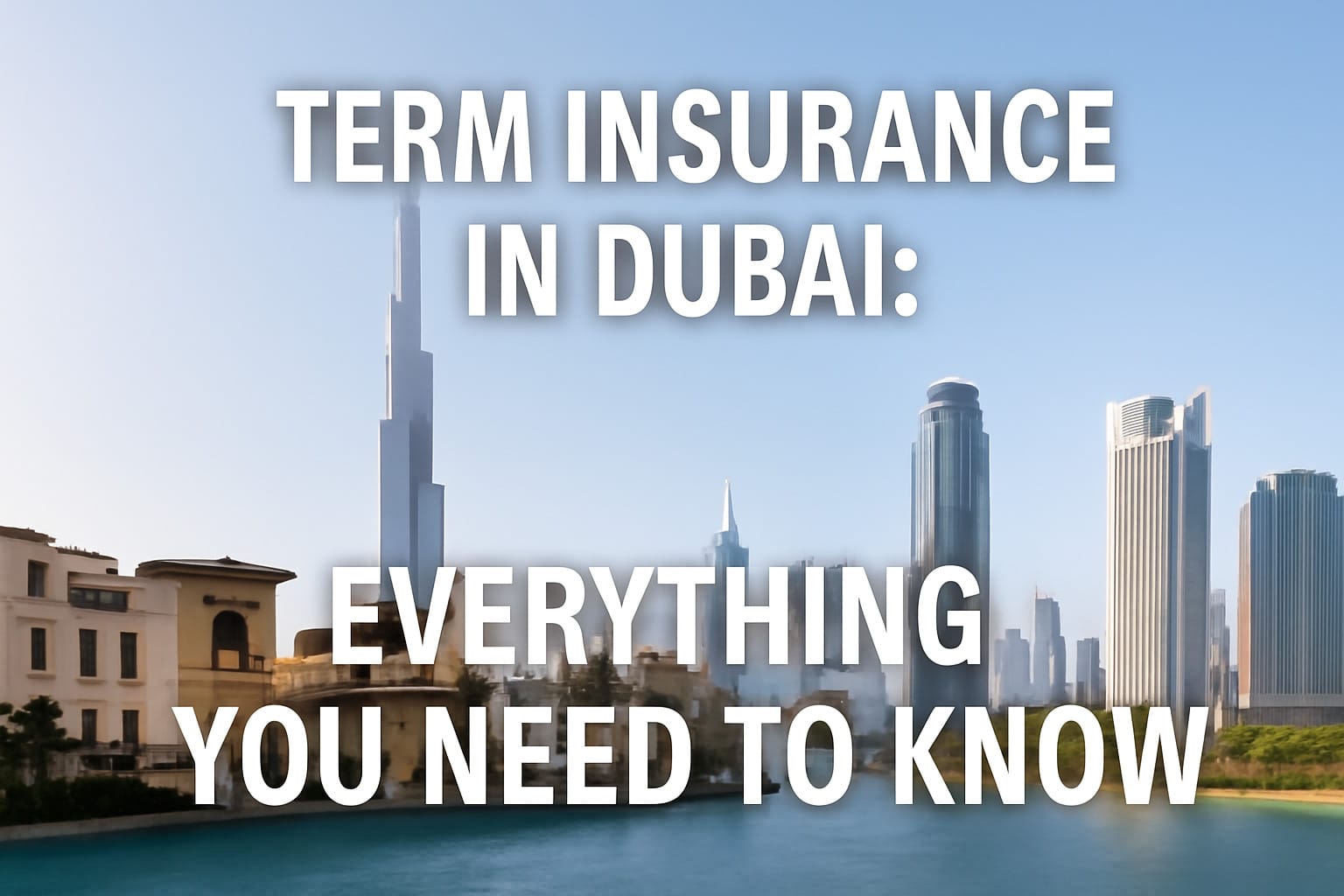 Term Insurance in Dubai: Everything You Need to Know Term Insurance in Dubai: Everything You Need to Know