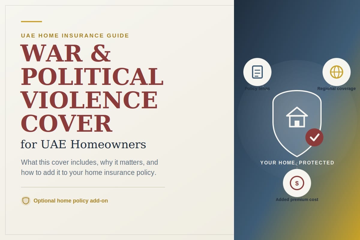 War & Political Violence Cover for UAE Homeowners War & Political Violence Cover for UAE Homeowners
