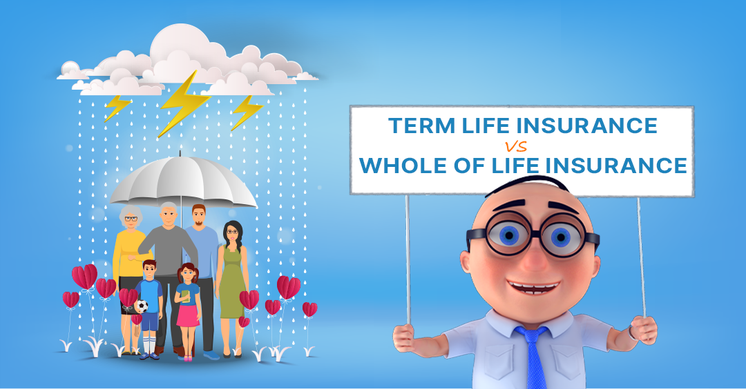term & whole life insurance