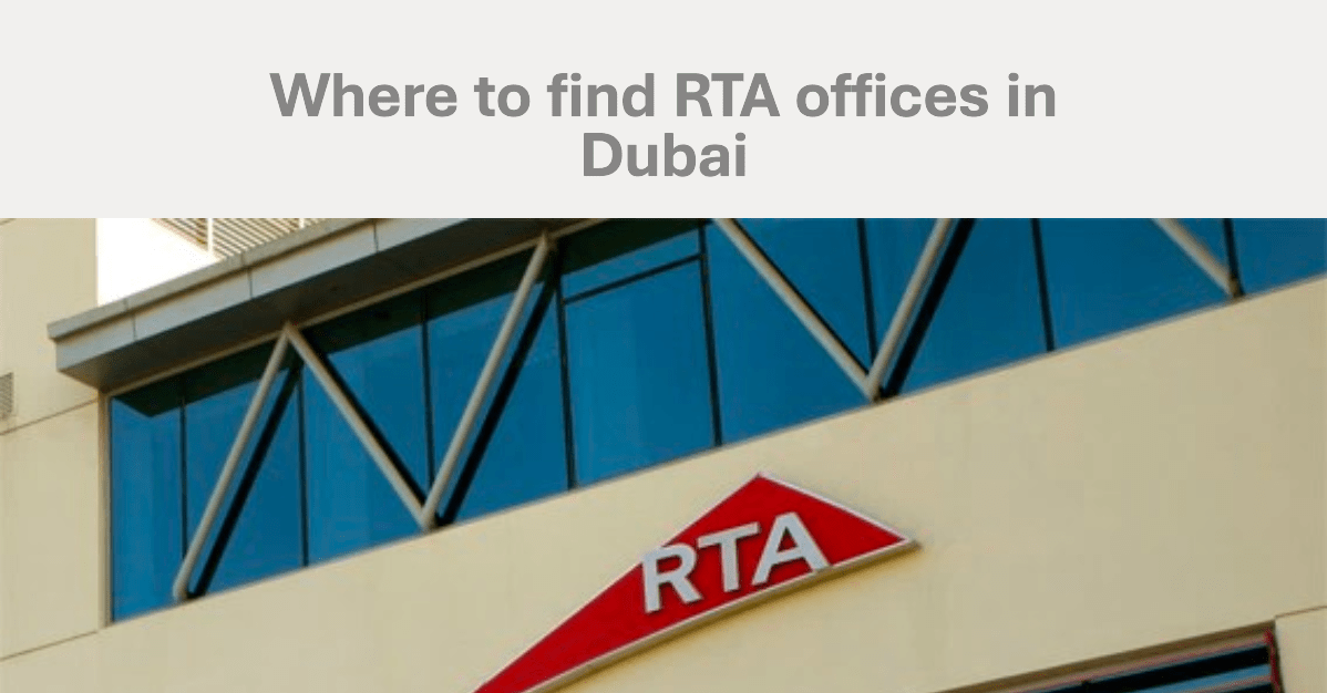 RTA offices in Dubai