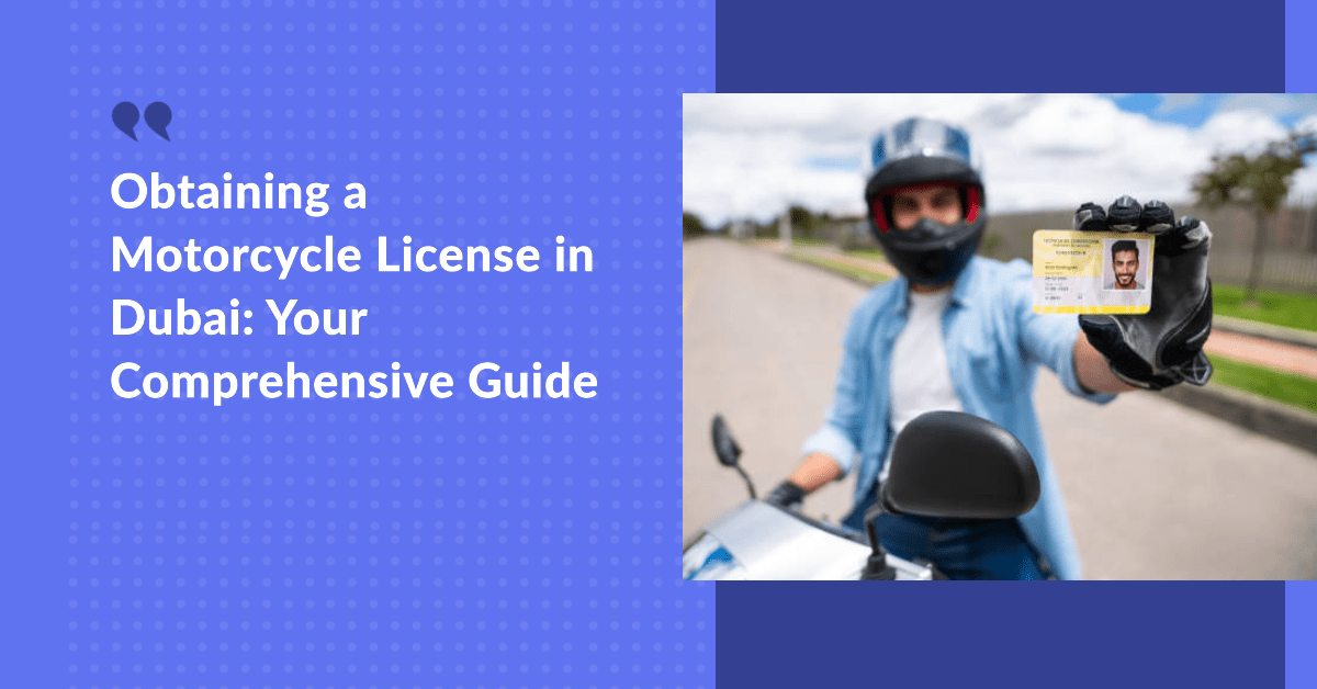 Motorcycle License in Dubai