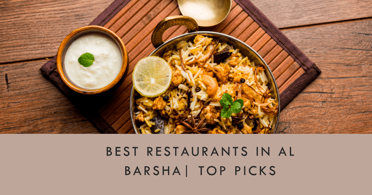 restaurants in Al Barsha