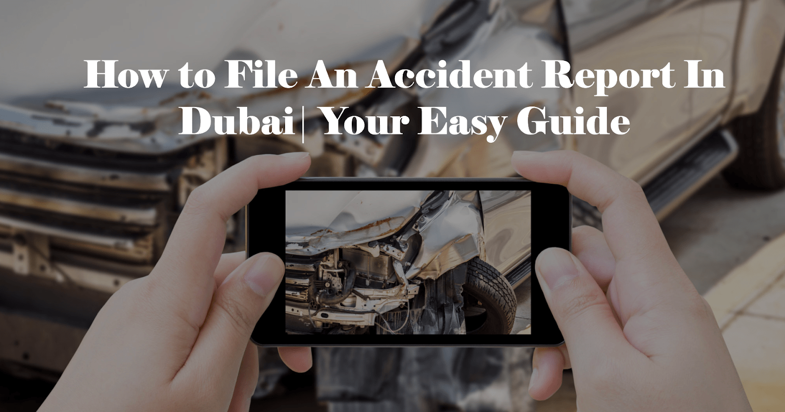 report accident in Dubai