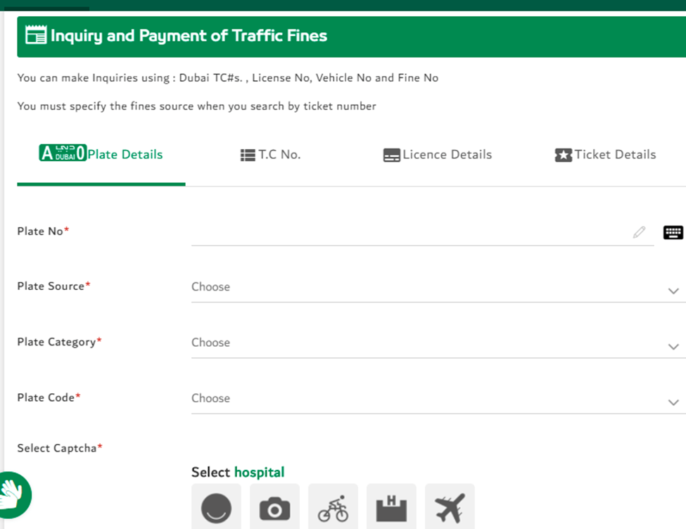 traffic fines dubai payment
