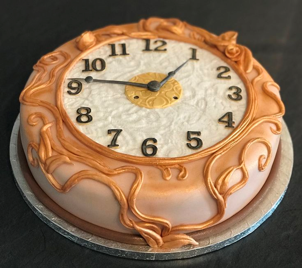 Midnight Clock Cake