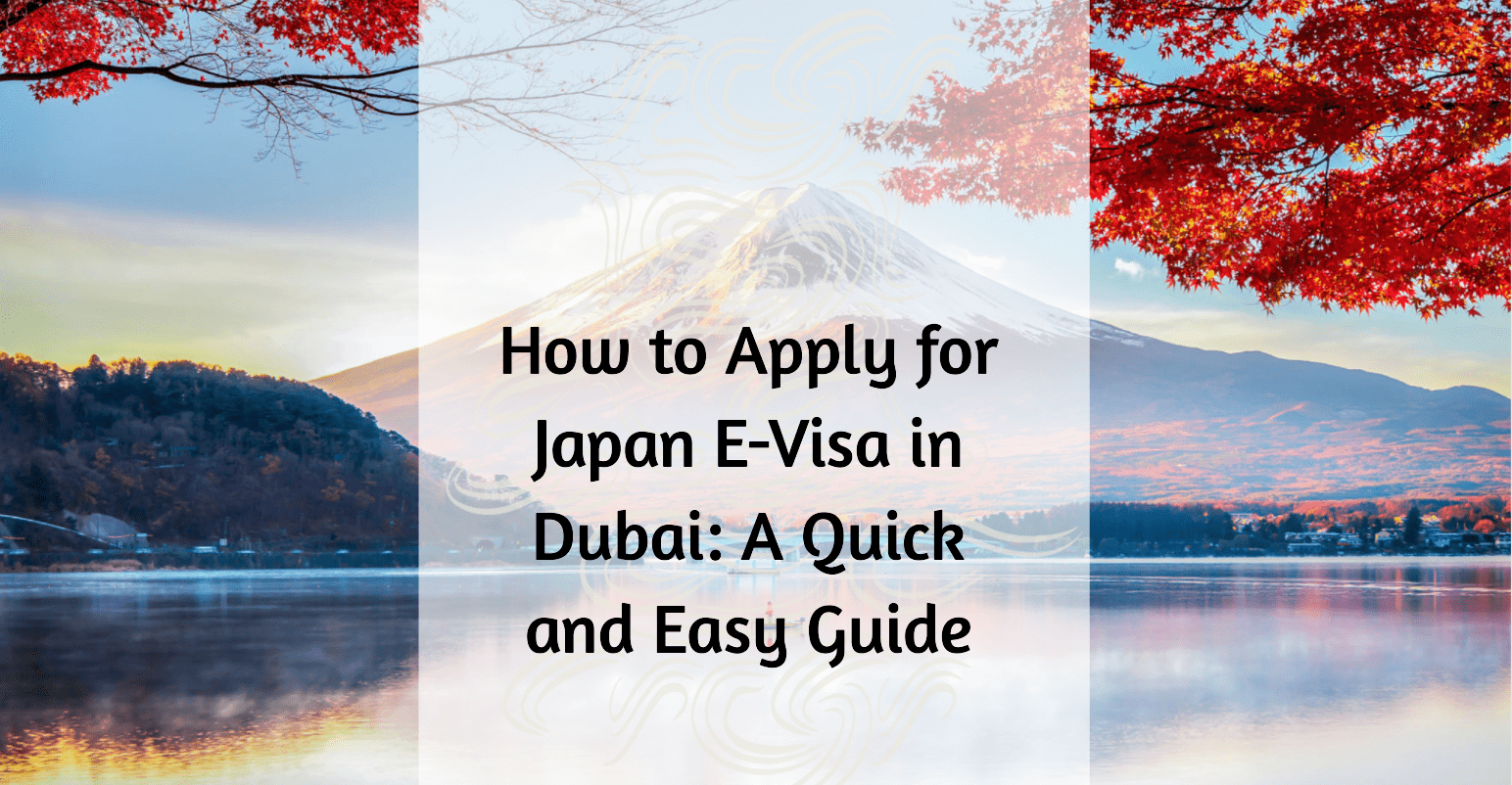 Japan visa for UAE residents