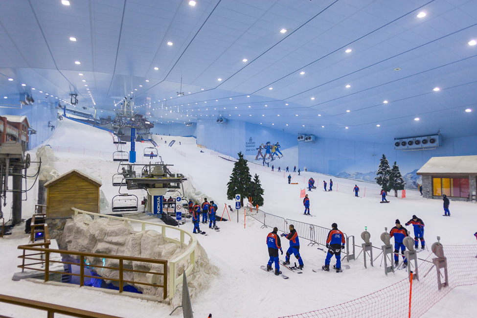 Indoor Skiing at Ski Dubai
