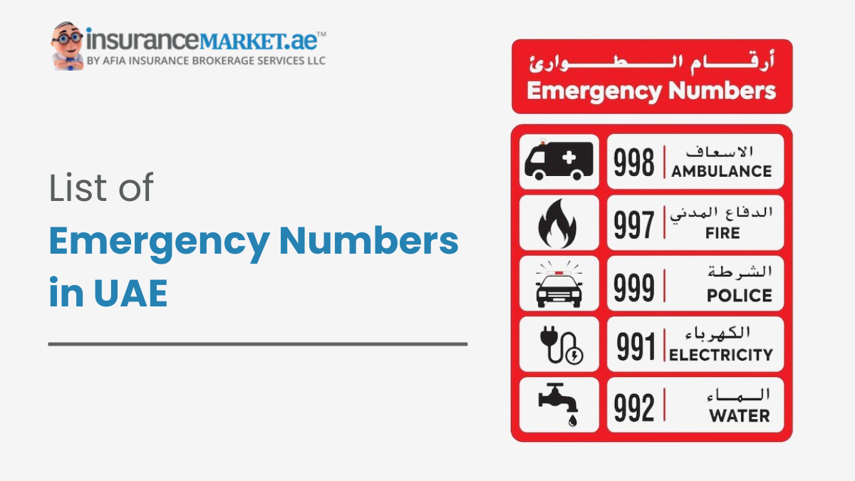 Emergency Numbers in UAE