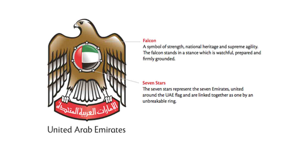 The UAE National Emblem