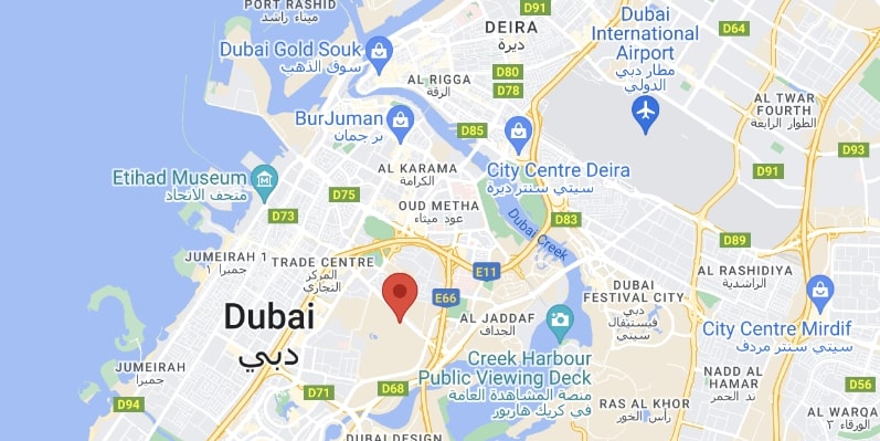 Bur Dubai Map