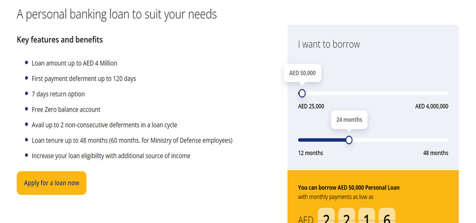 NBD Personal Loan Calculator