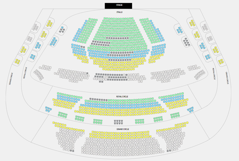 Dubai Opera Seating Plan