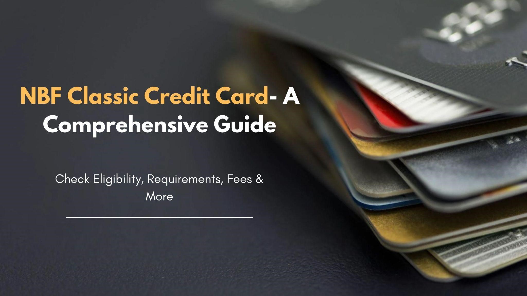 NBF Classic Credit Card