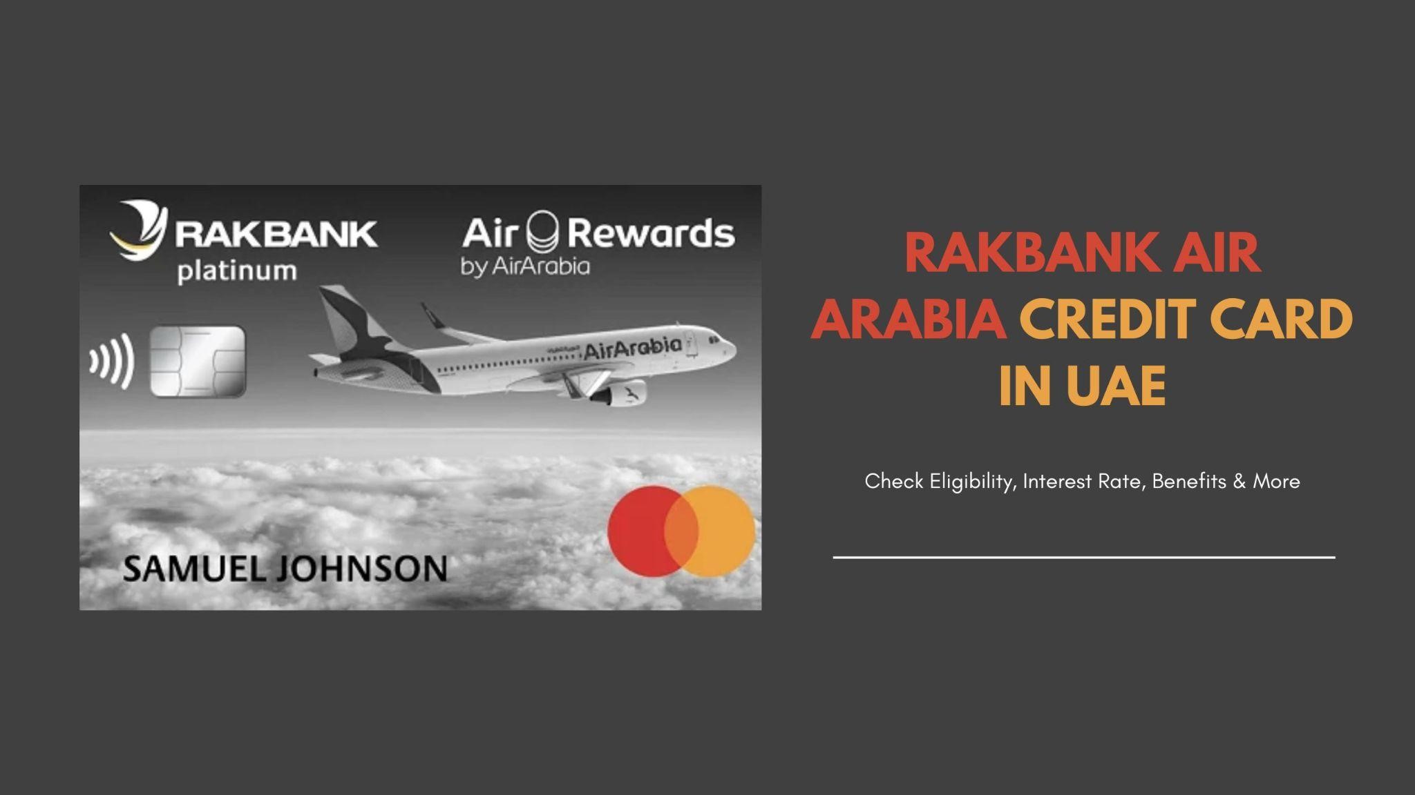 RAKBANK Air Arabia Platinum Credit Card